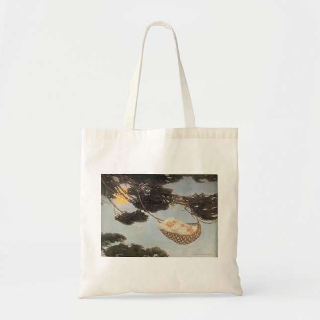 Bolsa Tote Hush-a-Bye, Baby Nursery Rhyme Bag (Frente)