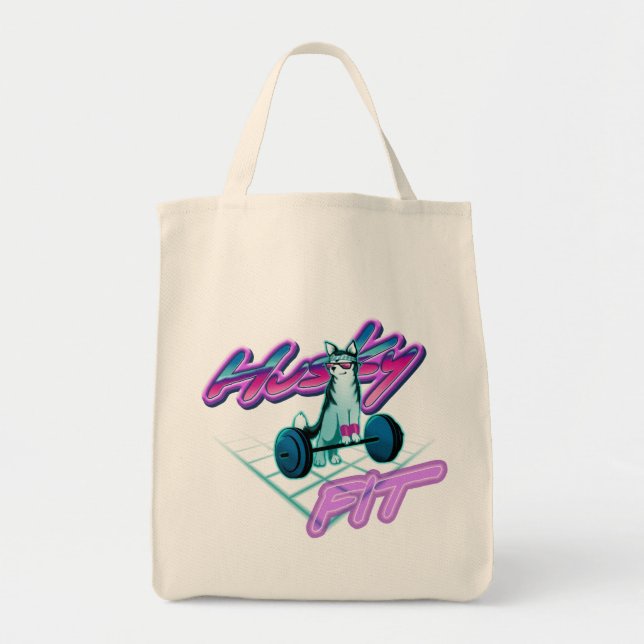Bolsa Tote Husky em Forma (Frente)