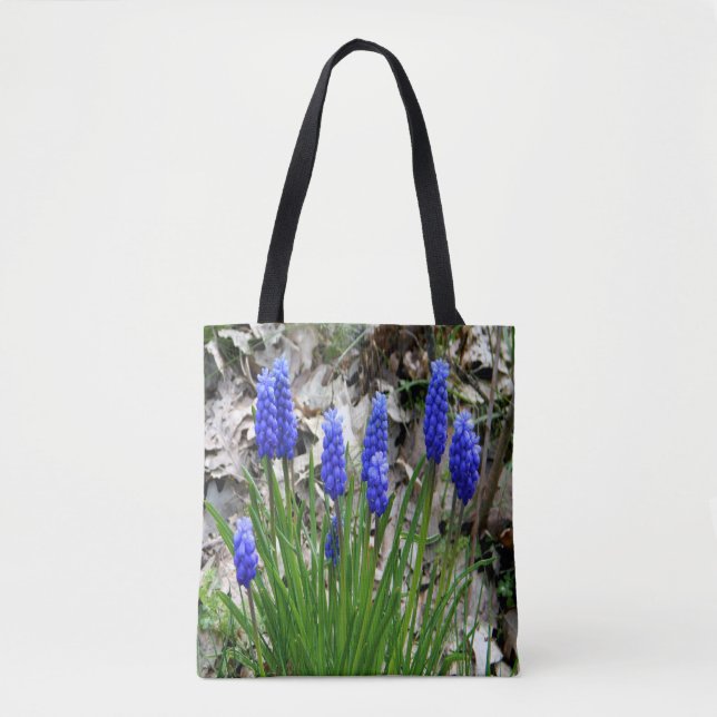 Bolsa Tote Hyacinths de Uva... (Frente)