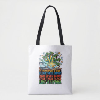 Bolsa Tote Hydra de Email Engraçado