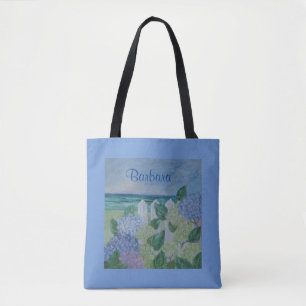 Bolsa Tote Hydrangeas Pelo Casamento Da Praia
