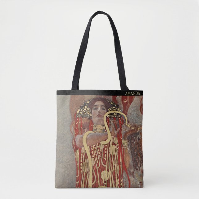 Bolsa Tote Hygieia personalizada de Gustav Klimt (Frente)