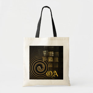 Bolsa Tote Hypnosis Abstrato Art Monograma Bag