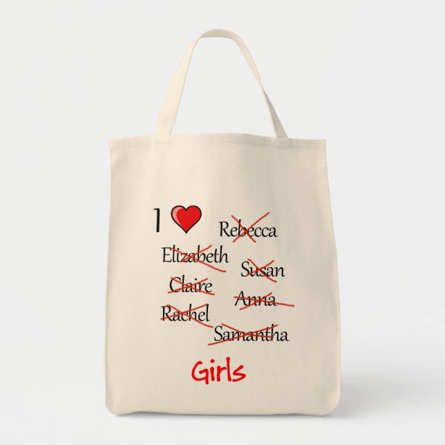Bolsa Tote 'I Ä Girls' (Frente)