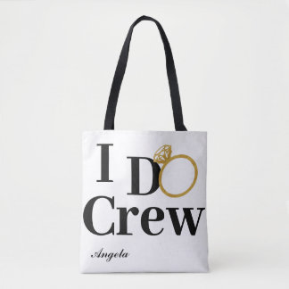Bolsa Tote I DO CREW Classic Personalised Name Bridesmaid