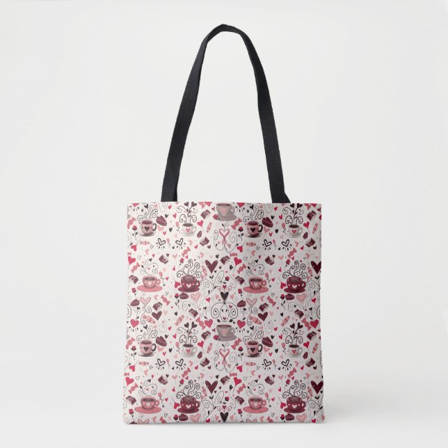 Bolsa Tote I Heart Coffee (Frente)