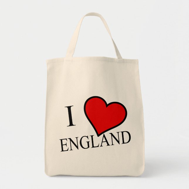 Bolsa Tote I Heart England gtcnt (Frente)