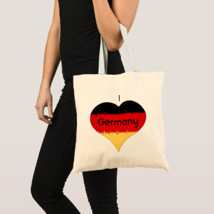 Bolsa Tote I Heart Germany Flag