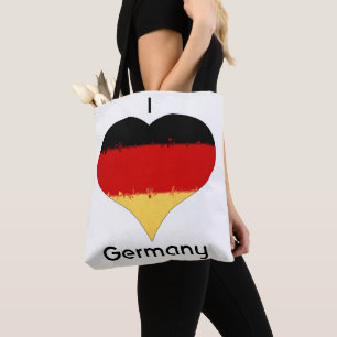 Bolsa Tote I Heart Germany Flag