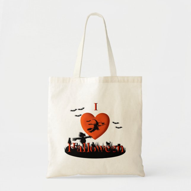 Bolsa Tote I Heart Halloween - New Twist (Frente)