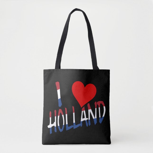 Bolsa Tote I Heart Holland overlay no stcnt (Frente)
