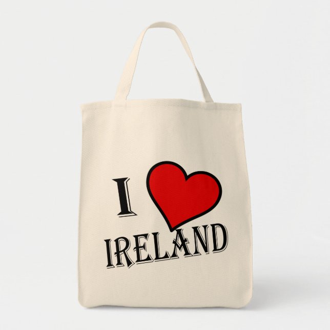 Bolsa Tote I Heart Ireland gtcnt (Frente)