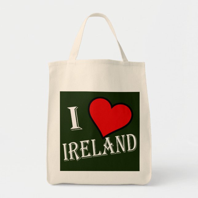 Bolsa Tote I Heart Ireland wt gtcnt (Frente)