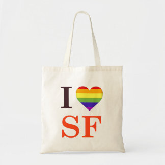 Bolsa Tote I Heart Love São Francisco