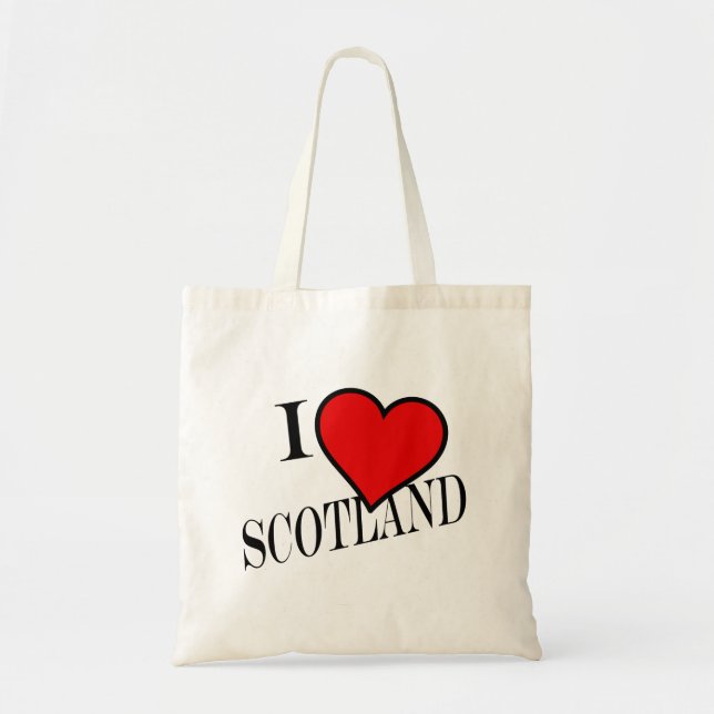 Bolsa Tote I Heart Scotland bk btcn (Frente)