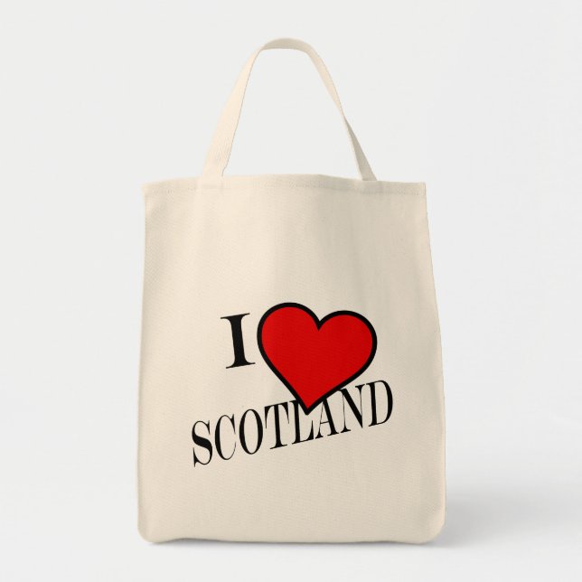 Bolsa Tote I Heart Scotland bk gtcn (Frente)