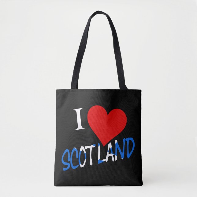 Bolsa Tote I Heart Scotland overlay stcnt (Frente)