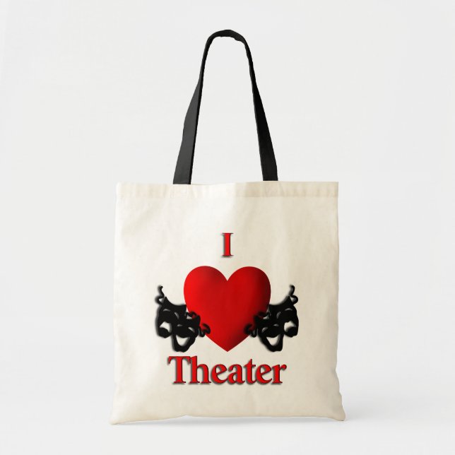 Bolsa Tote I Heart Theater (Frente)