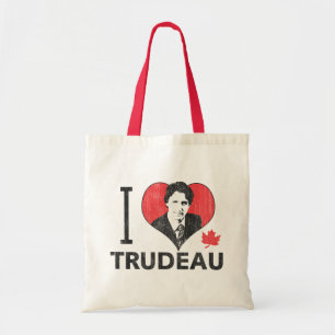 Bolsa Tote I Heart Trudeau