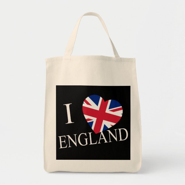Bolsa Tote I Heartflag England wt gtcnt (Frente)