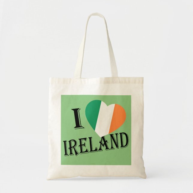 Bolsa Tote I Heartflag Ireland bk btcnt (Frente)