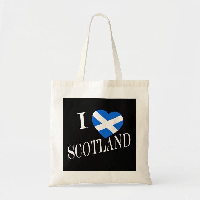 Bolsa Tote I Heartflag Scotland wt btcn (Frente)