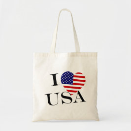 Bolsa Tote I Heartflag USA bk btcn