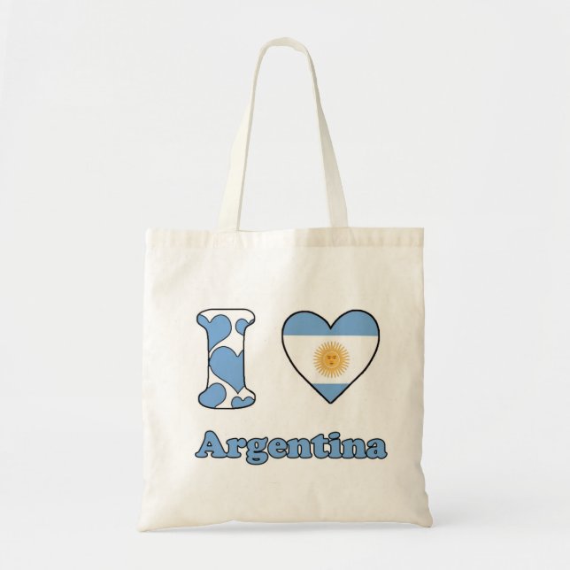 Bolsa Tote I love Argentina (Frente)