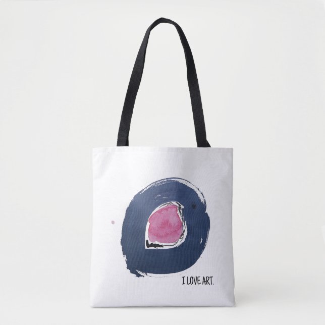 Bolsa Tote I Love Art.  (Frente)