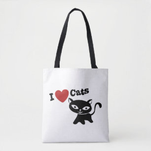 Bolsa Tote I Love Cat