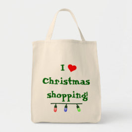 Bolsa Tote I Love (coração) Christmas Comprando