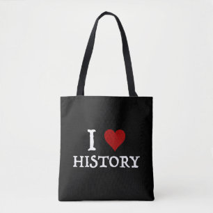Bolsa Tote I Love (Heart) History
