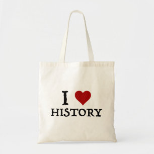 Bolsa Tote I Love (Heart) History
