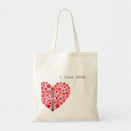 Bolsa Tote I love OBOE Tote Bag I オーボエラブトートバッグ