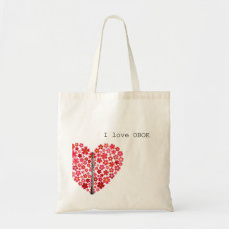 Bolsa Tote I love OBOE Tote Bag I オーボエラブトートバッグ