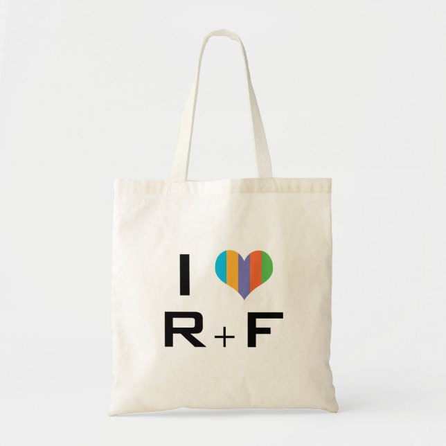 Bolsa Tote I love R+F (Frente)