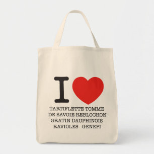 Bolsa Tote I Love Tartiflette