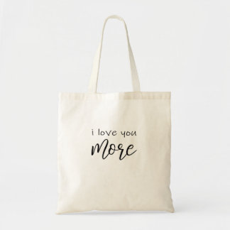 Bolsa Tote I Love You More Say It All The Time Smiling Love Q