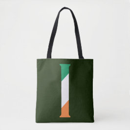 Bolsa Tote I Monograma sobreposto à Irish Flag stcnt