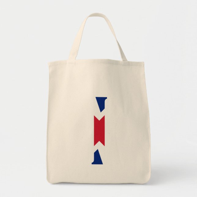 Bolsa Tote I Monograma sobreposto a Union Jack Flag gtt (Frente)