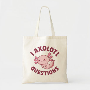 Bolsa Tote I Perguntas sobre Axolotl