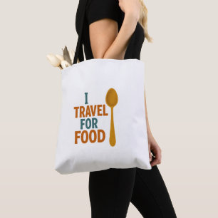 Bolsa Tote I Viagem Para Comida - Vintage Spoon Adventure