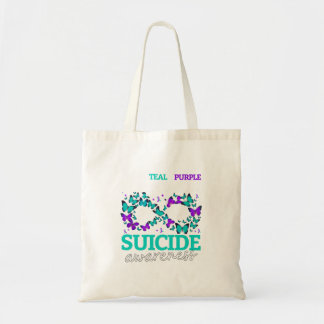 Bolsa Tote I Wear Purple And Teal For My Son Prevention 2025