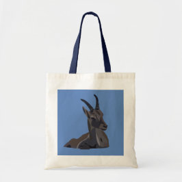 Bolsa Tote Ibex Goat Animal Art Goat