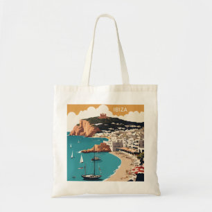 Bolsa Tote Ibiza, Poster de viagens Espanha