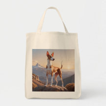 Ibizan Hound Elegant Grocery Tote Bag
