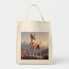 Bolsa Tote Ibizan Hound Elegant Grocery Tote Bag