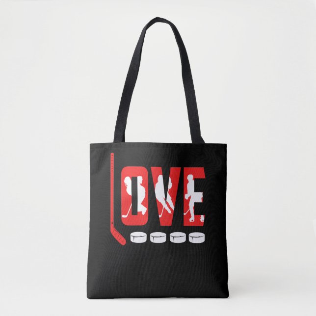 Bolsa Tote Ice Hockey Love Ice (Frente)