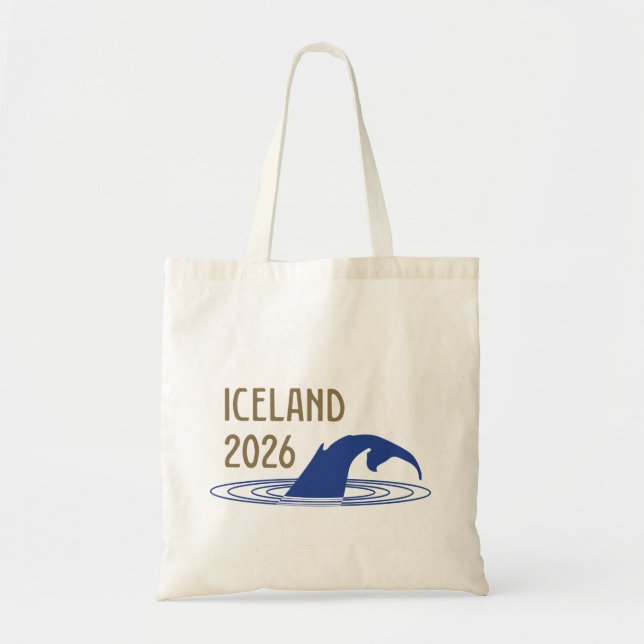 Bolsa Tote Iceland Logo with Whale Tail for client (Frente)