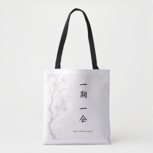 Bolsa Tote Ichigo Ichie – Saco Japonês Zen 一期一会